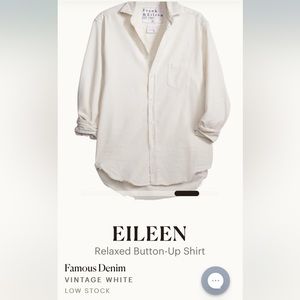 Frank and Eileen vintage white Eileen shirt